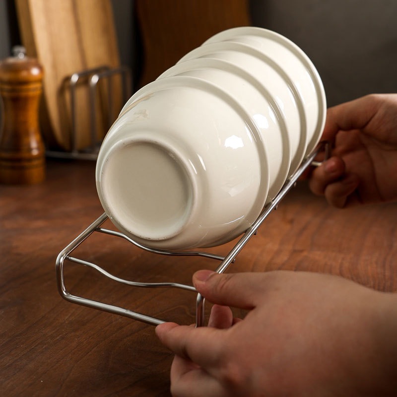 Khay Úp Chén Bát CHOCKMEN Inox Dày Dặn GIá Kệ Để Bát Chén Đĩa Ráo Nước Khay Inox Để Trên Mặt Bàn Bếp Tủ Để Đồ