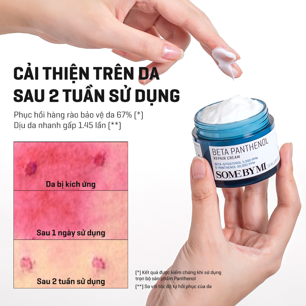 Ảnh Kem dưỡng Some By Mi Beta Panthenol Repair Cream D-Panthenol 5% 50ml phục hồi da 2