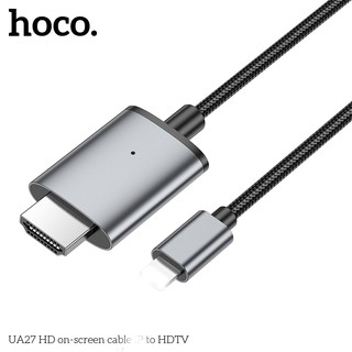 Cáp chuyển đổi hình ảnh HOCO UA27 LaiNing sang HDMI / HDTV hỗ trợ HD 1080P chiều dài 2M (Xám)