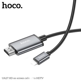 Cáp chuyển đổi hình ảnh HOCO UA27 LaiNing sang HDMI / HDTV hỗ trợ HD 1080P chiều dài 2M (Xám)