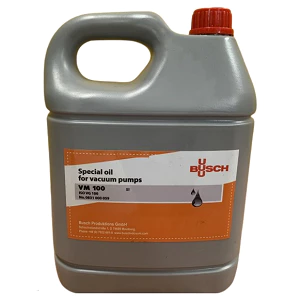 Dầu chân không Busch VM 100 – Chính hãng Đức – Can 5L dùng cho bơm chân không vòng dầu Busch R5