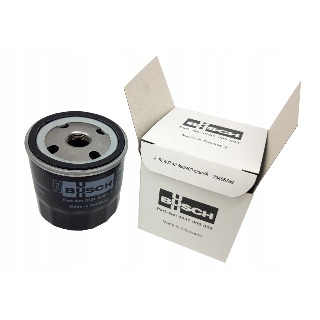Lọc dầu Busch 0531 000 002 – Chính hãng Đức – Dành cho bơm chân không vòng dầu Busch