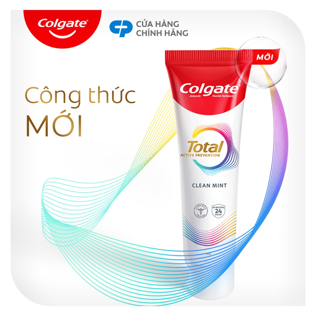 Ảnh Bộ 4 Kem đánh răng Colgate Total sạch sâu bảo vệ, ngăn ngừa 8 vấn đề răng miệng 150g/ tuýp 4
