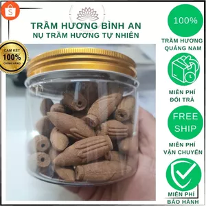 100 gram 50 nụ Trầm hương quảng nam phục vụ thờ cúng xông đốt thơm nhà cửa-Trầm hương Bình an.