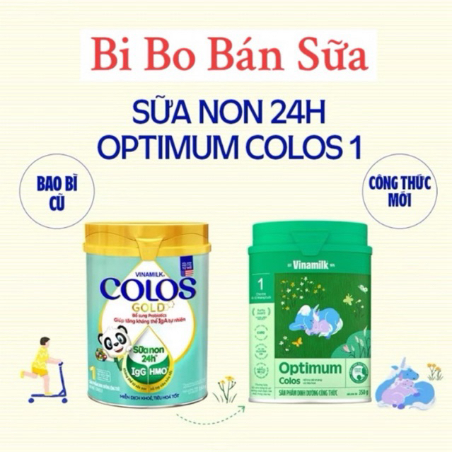 Sữa Bột Vinamilk Optimum Colos Lon - 350g [Cho Trẻ Từ 0 - 1 tuổi]