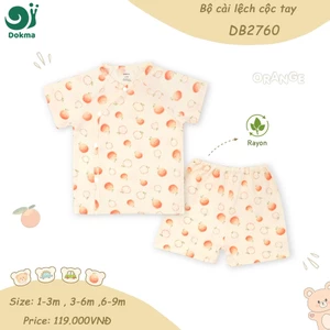 Bộ Cộc Tay Sơ Sinh Cotton Mềm Mại Dokma DB2005 DB2007 DB2008 DB2237 DB2760 DB2803 DB2887