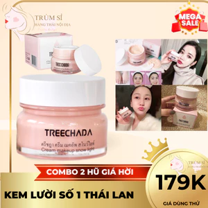 Kem Nền TREE CHADA Thái Lan Makeup nâng tone, dưỡng trắng, chống nắng da đẹp hoàn hảo chỉ 1 bước (hàng xách tay)