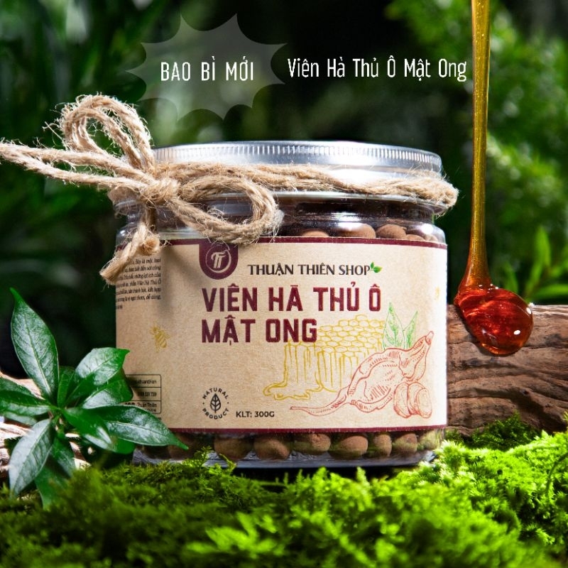 Viên hà thủ ô mật ong Thuận Thiên - công thức mới viên mềm, to hơn