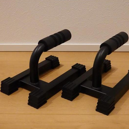 Dụng Cụ Hít Đất, Chống Đẩy Chính Hãng ADIDAS ADAC-12233 Iron Push Up Bars (1 Cặp) - Chịu Tải 150Kg