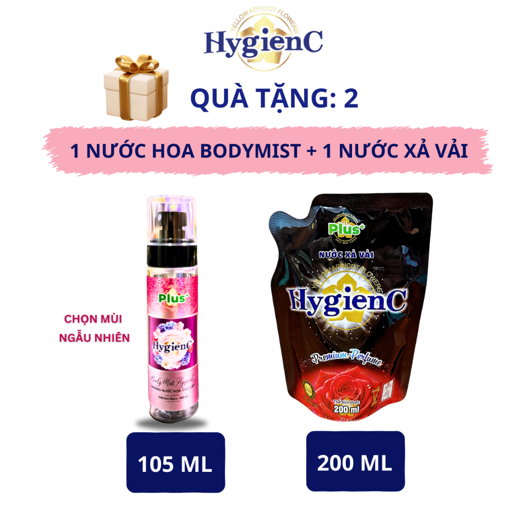 Ảnh Combo 2 Túi Nước Giặt Xả HygienC Plus 2.6Kg/Túi Đậm Đặc Hương Nước Hoa Làm Sạch Vết Bẩn 3