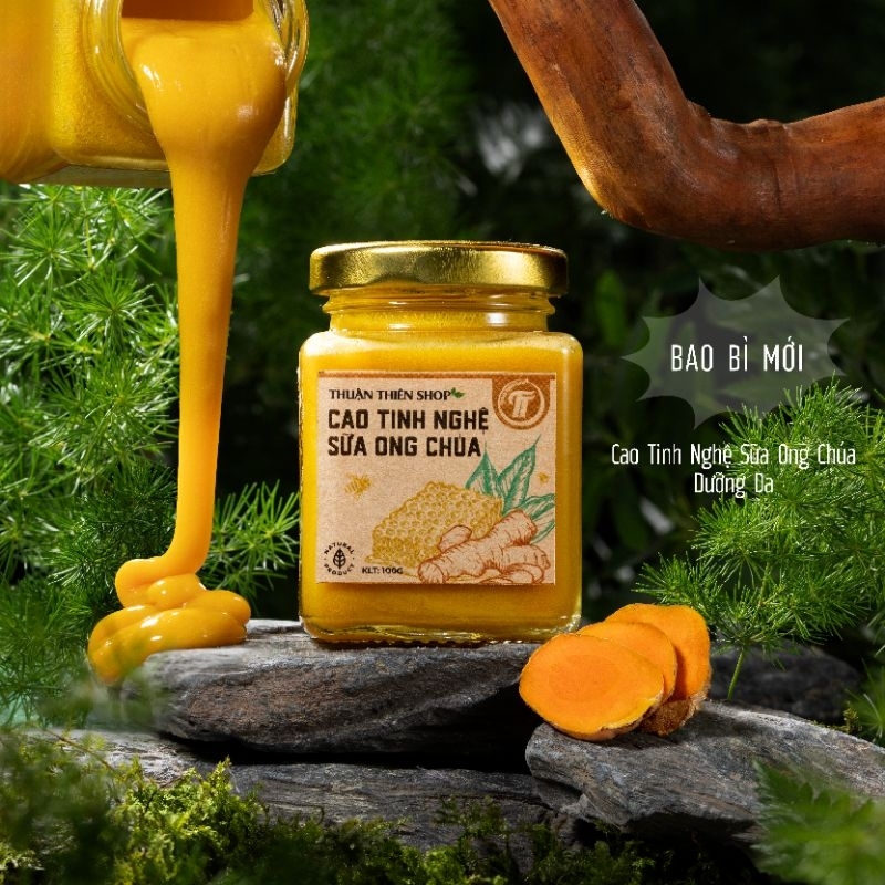 Mặt nạ Cao Tinh Nghệ Sữa Ong Chúa Thuận Thiên - Hũ 100gram