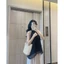 Set quần áo yếm đi chơi, set bộ yếm voan tơ họa tiết kèm quần xuông đũi mềm tiểu thư sang chảnh