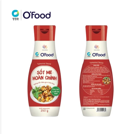 Sốt me hoàn chỉnh O'food chai 250g