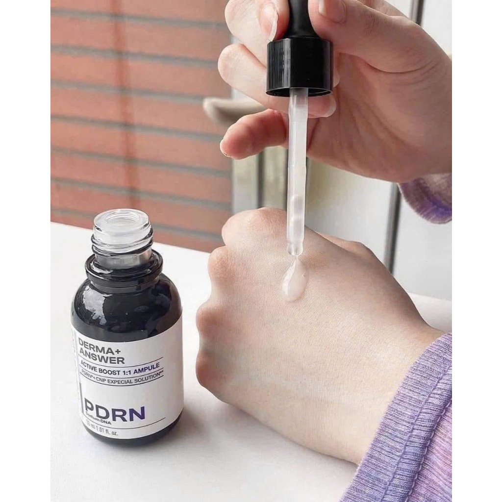 Serum CNP PDRN căng bóng sáng da hỗ trợ tái sinh Derma Answer Active Boost Ampule