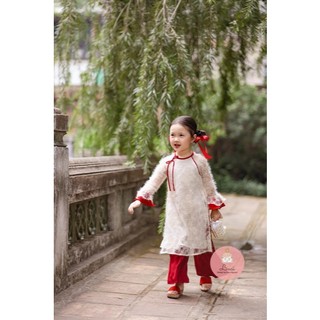 Áo Dài Thiết Kế cho Mẹ & Bé Gái " Ý Nhi "