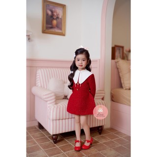 Set Váy Dạ TẾT Cho Bé " ROSE " Thiết Kế