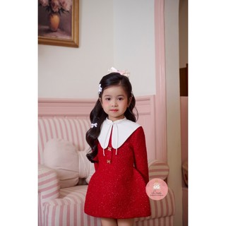 Set Váy Dạ TẾT Cho Bé " ROSE " Thiết Kế