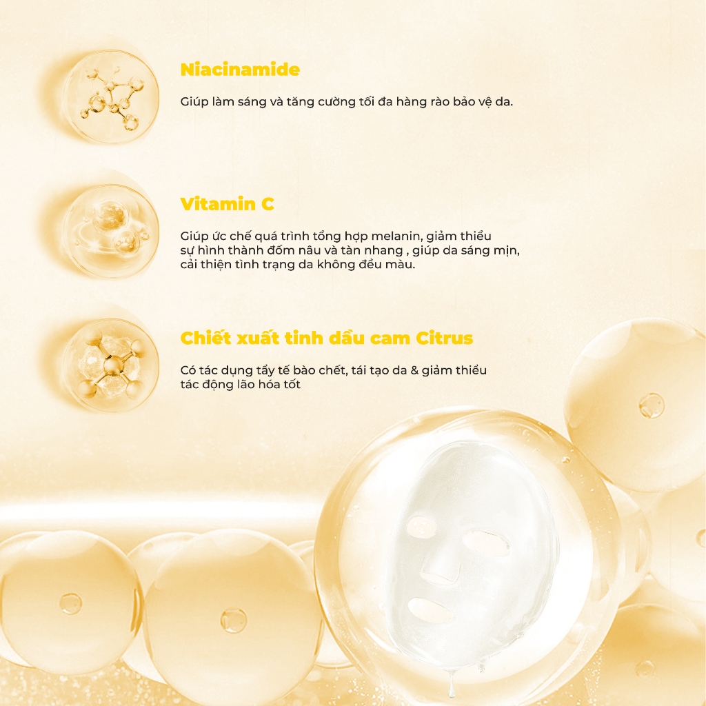 Ảnh Combo 10 Mặt Nạ BNBG Hỗ Trợ Dưỡng Trắng, Làm Sáng Da BNBG Vita Genic Whitening Jelly Mask 30mlx10 3