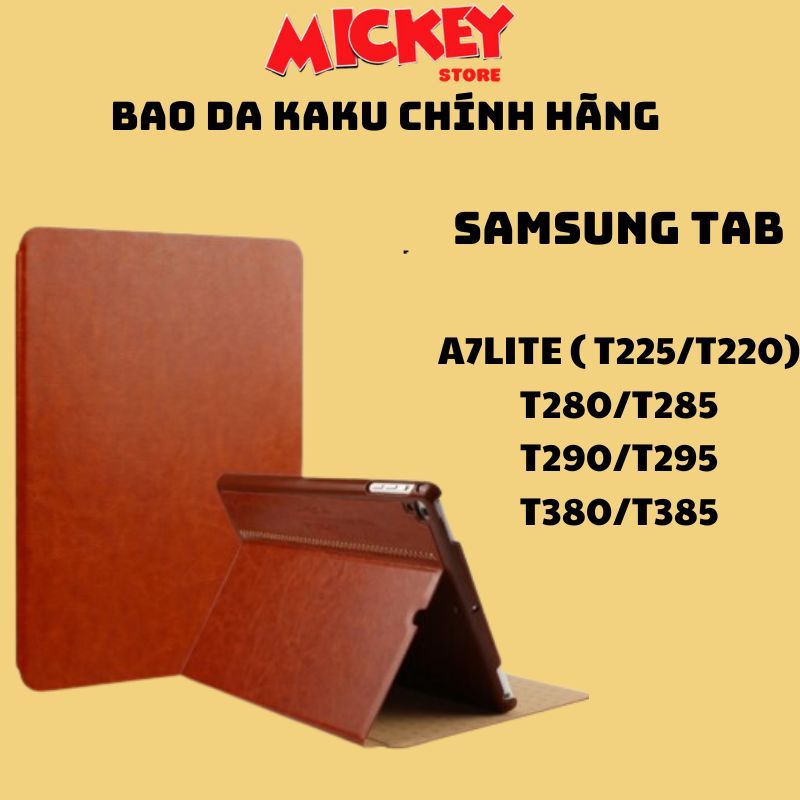 Bao da chính hãng Kaku Samsung Galaxy Tab A7lite(t225) T280/T285 A8(T290/T295) T380/T385