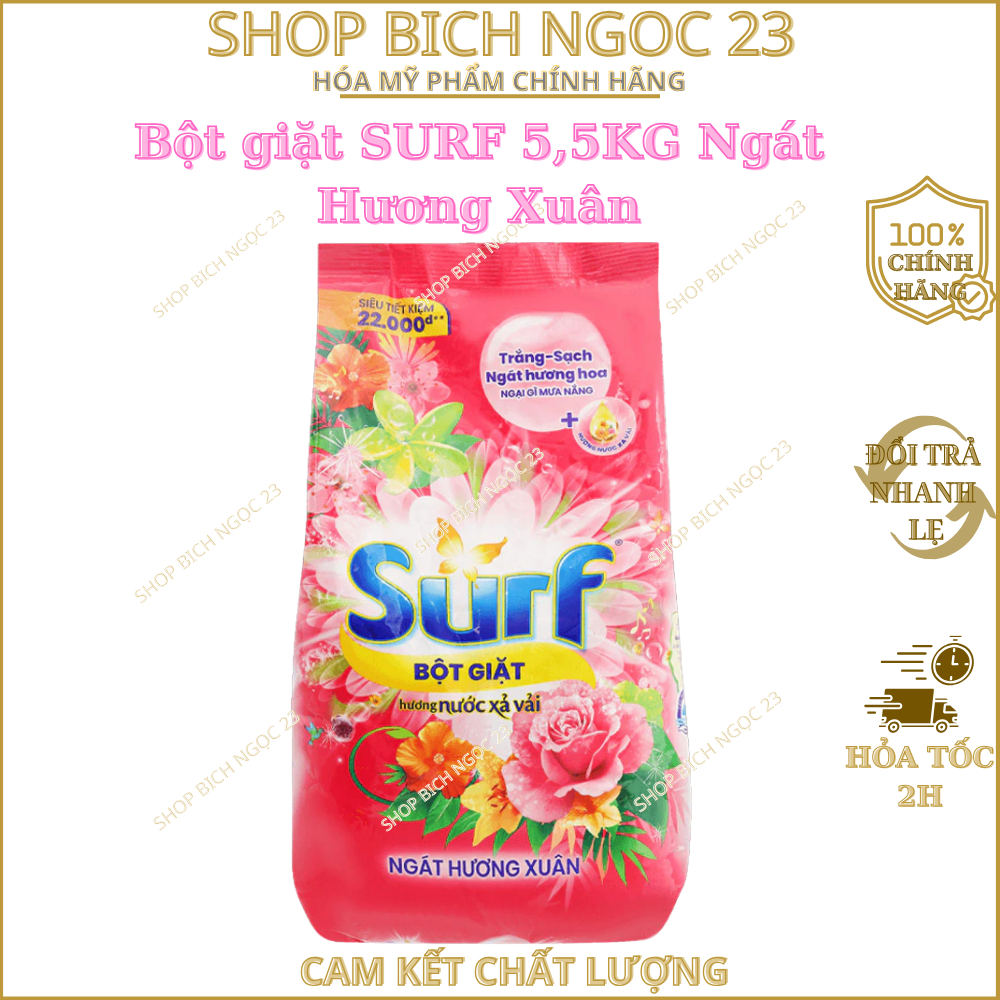 Bột giặt SURF 5,5KG Ngát Hương Xuân