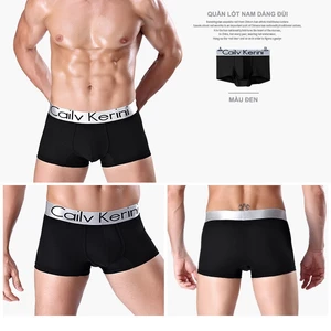 Quần sịp đùi nam đai bạc mạnh mẽ Chất liệu Cotton cao cấp mỏng co giác 4 chiều rất mềm nhẹ và thoáng khí