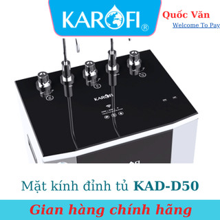 Mặt kính đỉnh tủ máy lọc nước Karofi KAD-D50, D50 ( Bao gồm phần kính & đỉnh tủ )