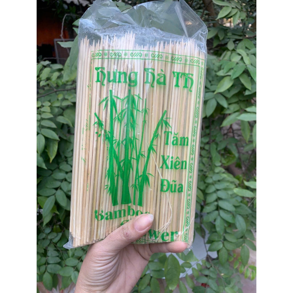 500g xiên tre nướng thịt dùng xiên đồ ăn nhanh
