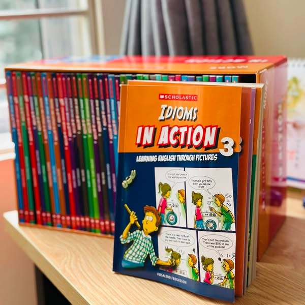Sách - Scholastic in action - 45 books (Có hộp đựng) TẶNG FILE
