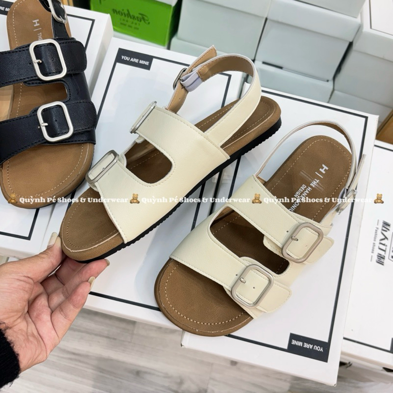 SANDA QUAI CÀI ĐẾ DẺO HÀNG QC FULLBOX ( sẵn fullsize 35-39 )