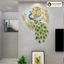Đồng Hồ Treo Tường Trang Trí Chim Công Khổng Tước Trang Trí NHà Cửa Lianzhang JJT VIVA DECOR V2878
