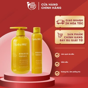 Dầu Gội Chiết Xuất Gừng, Kiềm Dầu, Giảm Rụng Tóc SPES Ginger Collagen Shampoo Oil Control And Volumizing