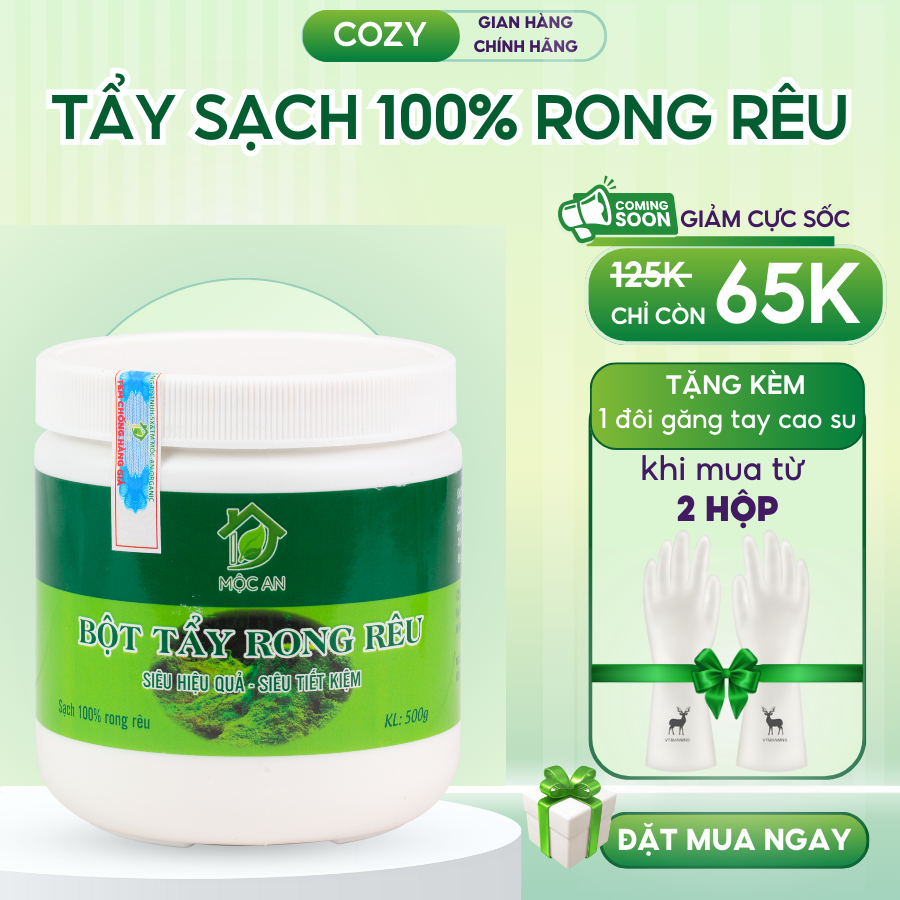 Bột Tẩy Rong Rêu Trên Nền Xi Măng Mộc An - Bột Diệt Rong Rêu Nền Nhà ...