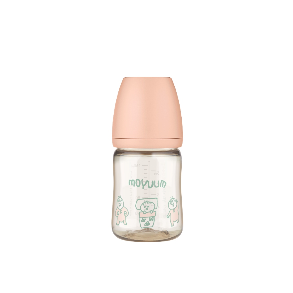Ảnh Bình sữa PPSU Moyuum - Ogu hồng - 170ml - Kèm núm 1 2