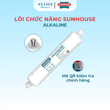 Lõi Chức Năng Alkaline Sunhouse Giúp Tạo Kiềm Tính, Nâng Độ pH Của Nước Và Bổ Sung Điện Giải