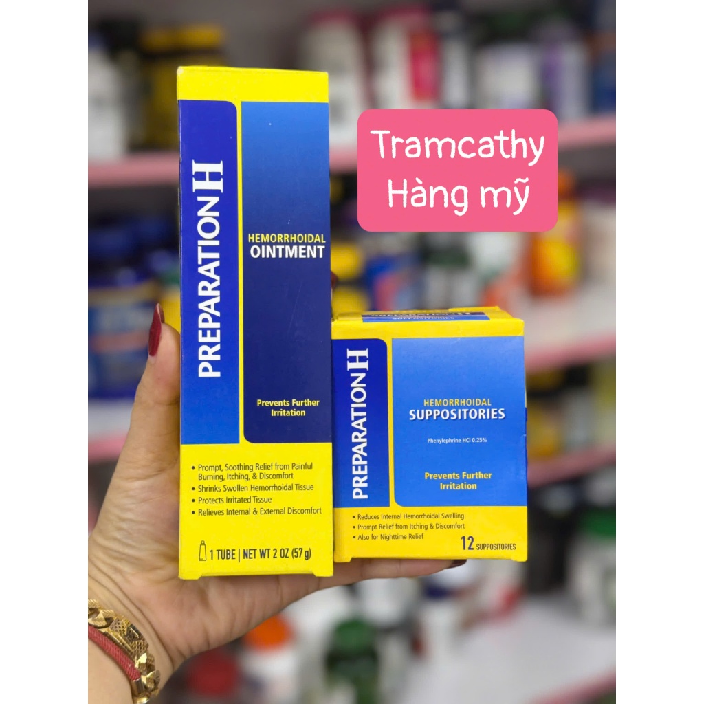 Kem bôi Preparation H Hemorrhoidal Ointment | Shopee Việt Nam