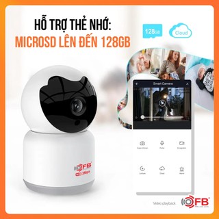 Camera Wifi Xoay 360 FB Tuya302 3MP 2K - Hàng BH