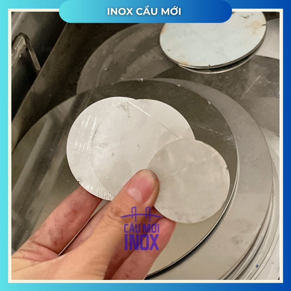 Bản mã tròn mặt bích inox 304, đường kính 76mm, độ dày 2mm, cắt laser chuẩn 100%
