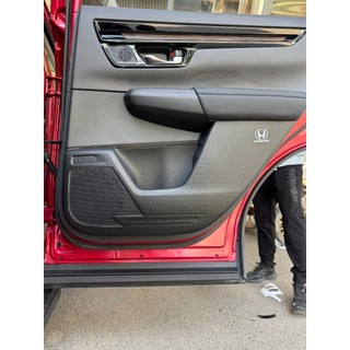 Bộ Dán Chống Xước Tapli Cửa Xe Honda CRV - Viền Vân Da Carbon Cao Cấp