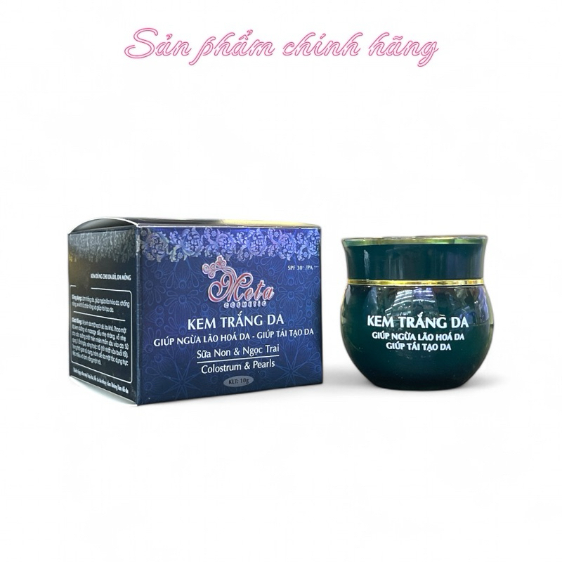 Kem Meta Dưỡng Trắng giúp ngừa lão hóa, giúp tái tạo da 10gram