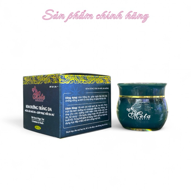 Kem Meta Dưỡng Trắng giúp ngừa lão hóa, giúp tái tạo da 15gram