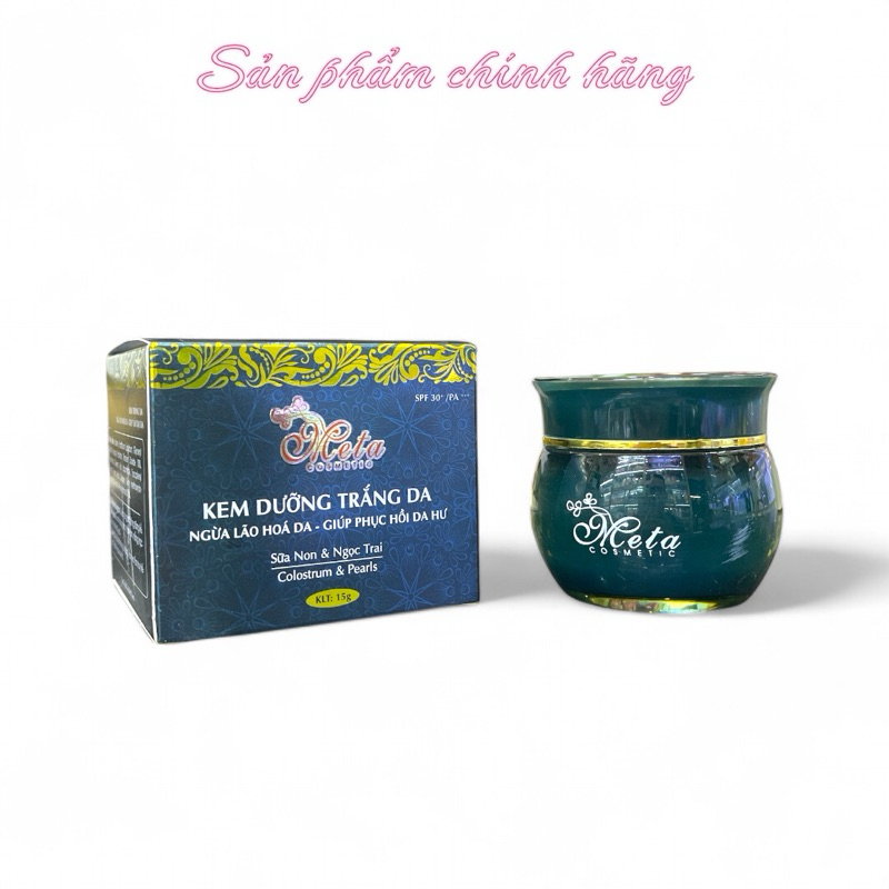 Kem Meta Dưỡng Trắng giúp ngừa lão hóa, giúp tái tạo da 15gram