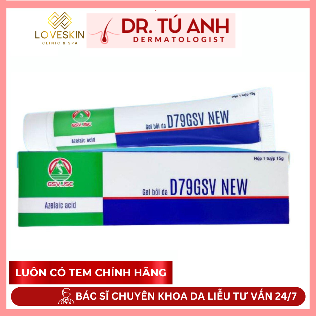 [CHÍNH HÃNG] D79 GSV NEW - Kem bôi giảm mụn, ngăn ngừa mụn, giảm thâm ...