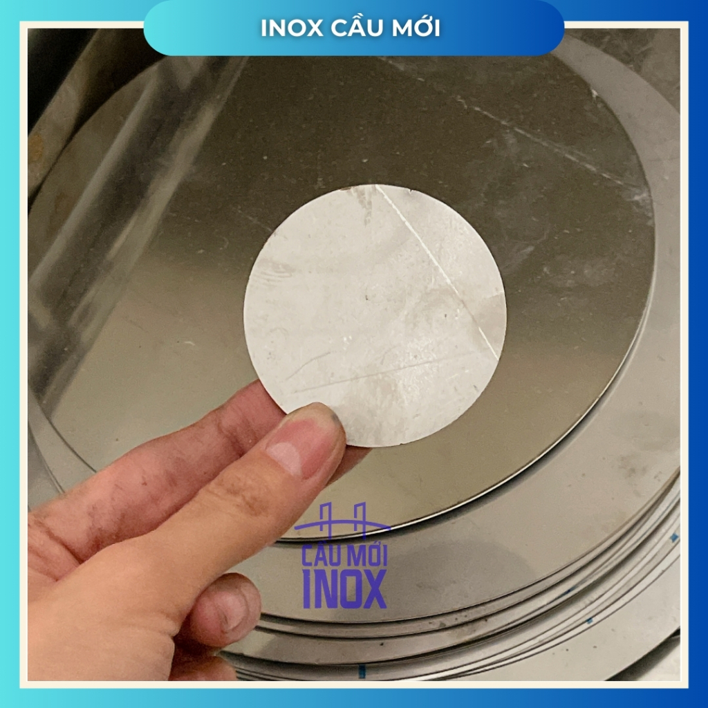 Bản mã tròn mặt bích inox 304, đường kính 90mm, 95mm, độ dày 3ly, cắt laser kỹ thuật cao