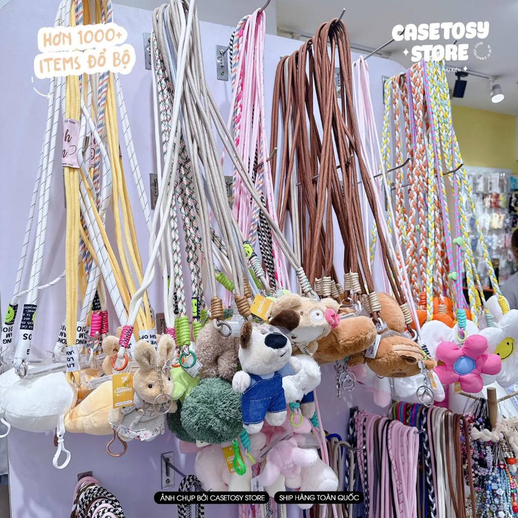 Dây đeo điện thoại đeo chéo nhiều sticker dễ thương | Shopee Việt Nam