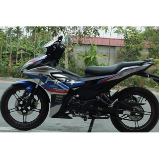 Tem Trùm Exciter 155 Trắng Xanh Đỏ,TEam Decal Ex155 HP4