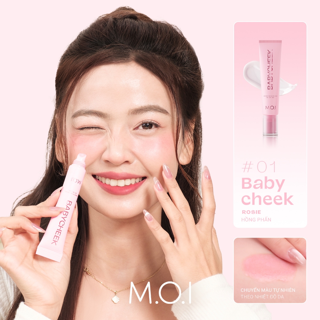 Ảnh Má hồng sữa ửng hồng tự nhiên MOI Baby Cheek 14ml – Baby Cheek Hydrated Blush Ink 14ml 2