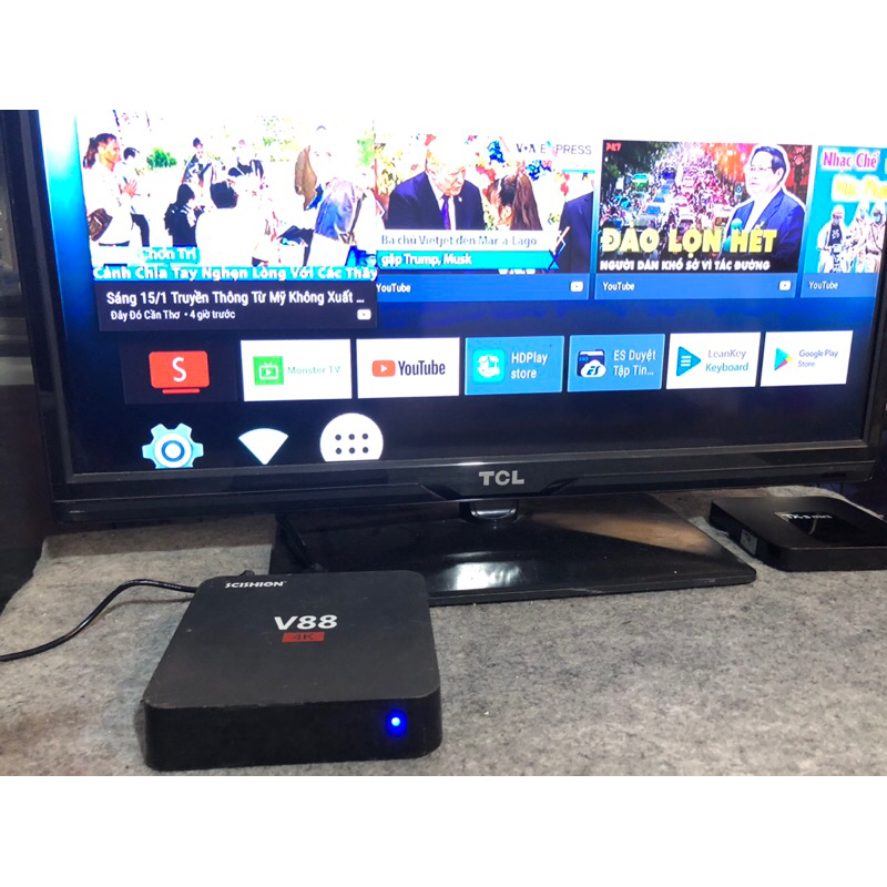 Box V88 Hàng đã dùng chỉ box và nguồn không có điều kiển | Shopee Việt Nam