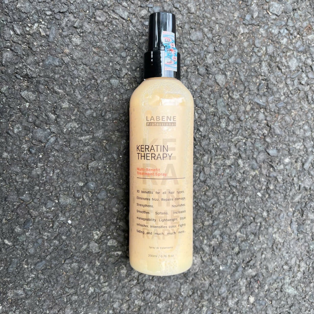 Ảnh Xịt dưỡng chăm sóc tóc Keratin Therapy LABENE 200ml, khử kiềm giữ màu, giữ xoăn tóc uốn mới 2025 4