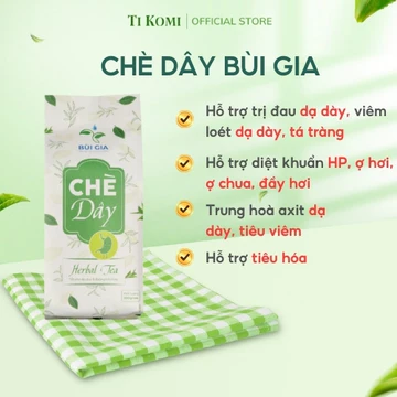 [CÓ QUÀ TẶNG] Chè Dây, Trà Dây Bùi Gia - Hỗ Trợ Đau Dạ Dày Khuẩn HP Giảm Ợ Hơi Ợ Chua TIKOMI