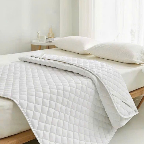 Tấm bảo vệ đệm, tấm Topper mỏng có chun góc cố định chống xô dịch ...